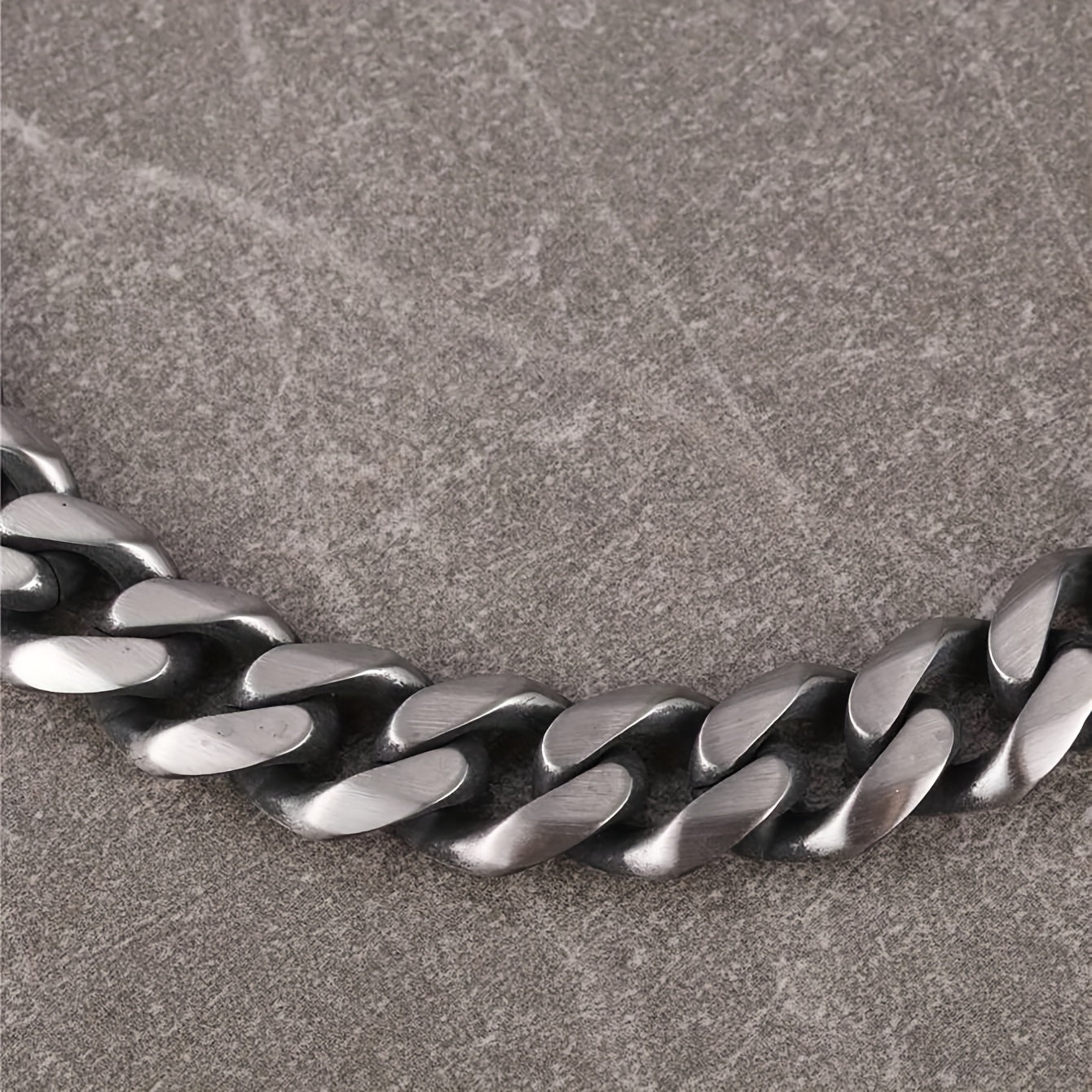 Stainless Steel Cuban Chain Bracelet Men's Hip hop High Street Accessories