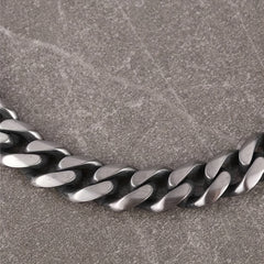 Stainless Steel Cuban Chain Bracelet Men's Hip hop High Street Accessories