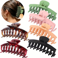 Large Matte Hair Claw Solid Hair Accessories