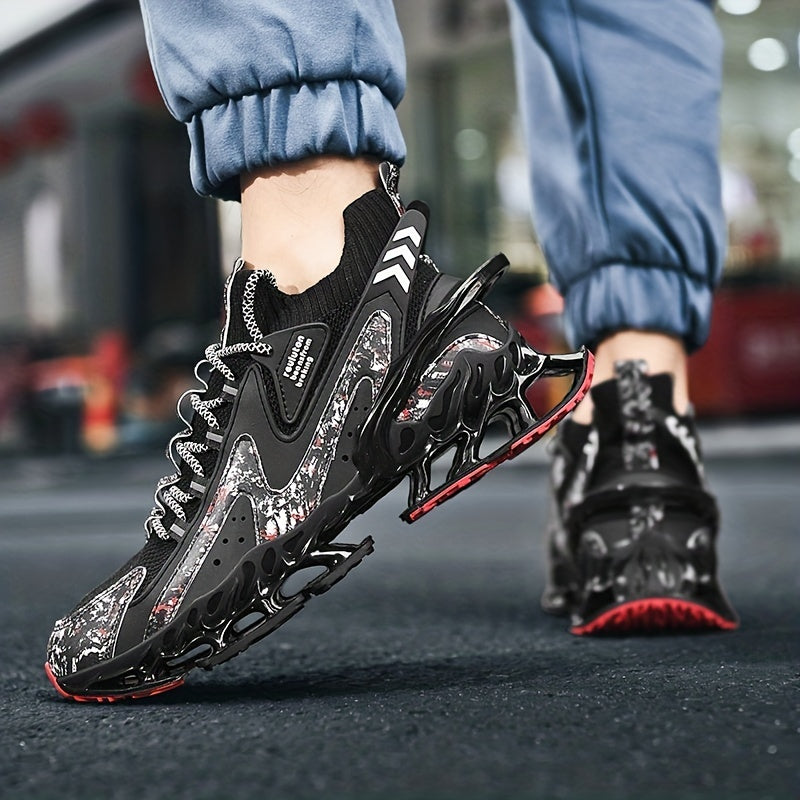 Men's Blade Sneakers Knitted Running Shoes