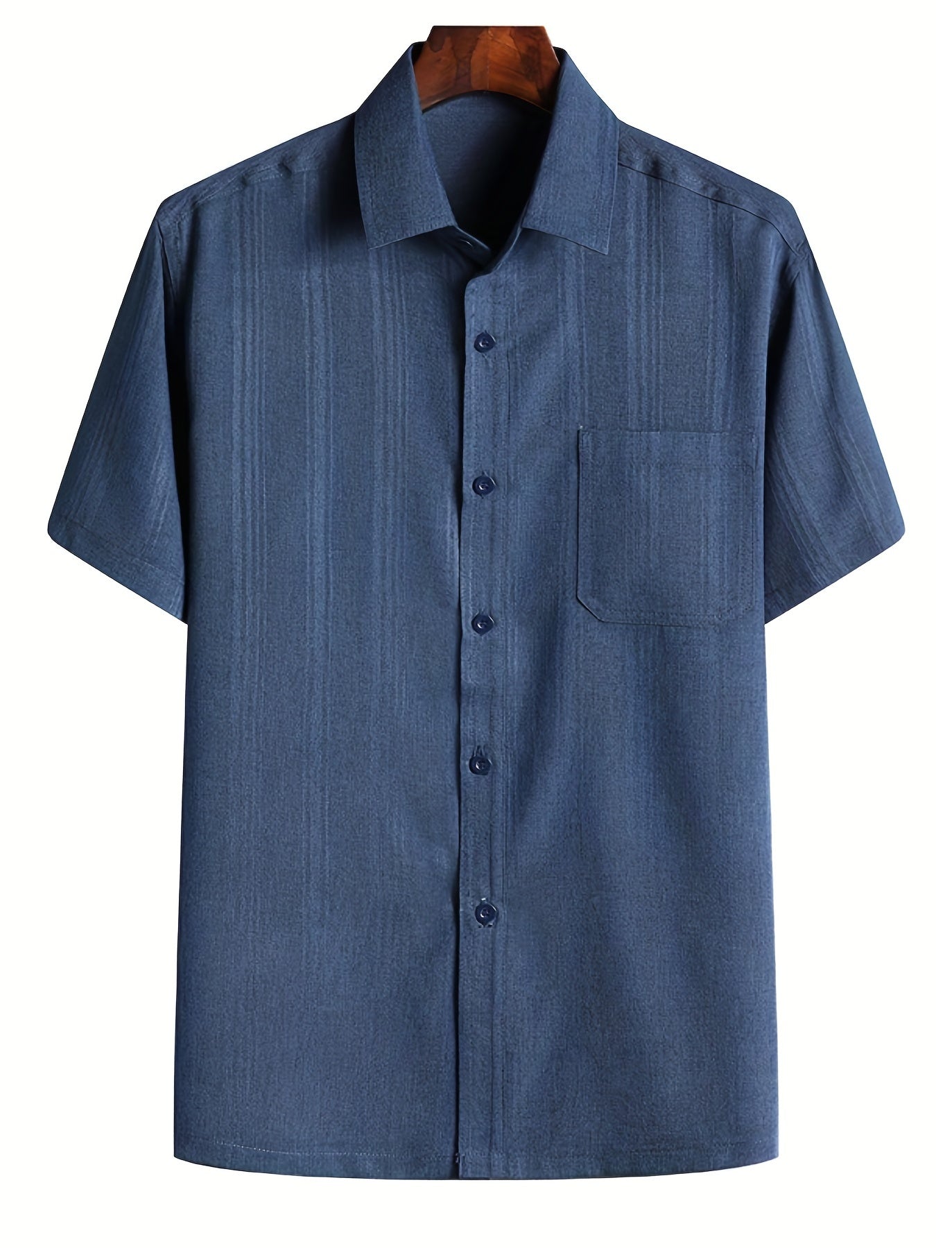Men's Casual Lapel Button Up Shirt