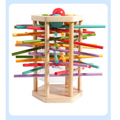 Colorful Stick Game Wooden Dice & Sticks Math Toy