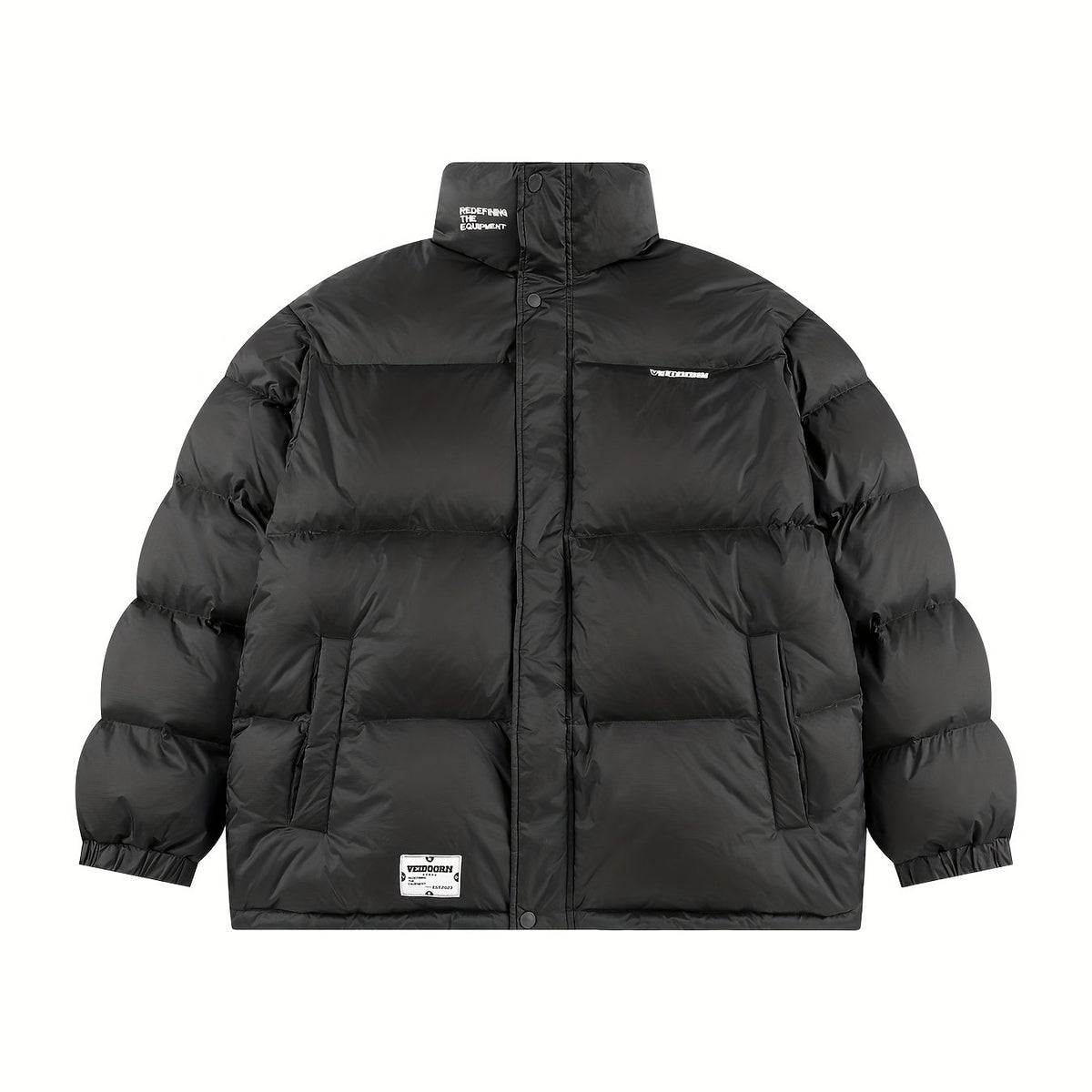 Men's Winter Jacket Stand Collar Padded Coat