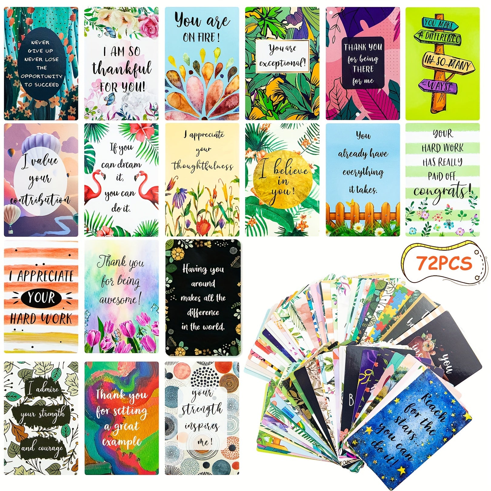 Positive Affirmation Cards for Daily Motivation