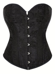 Strapless Corset Bustier Tummy Control Lace Up Body Shaper