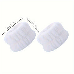 2pcs Reusable Spa Wrist Wash Strap Soft Microfiber Towel Wrist Wrap