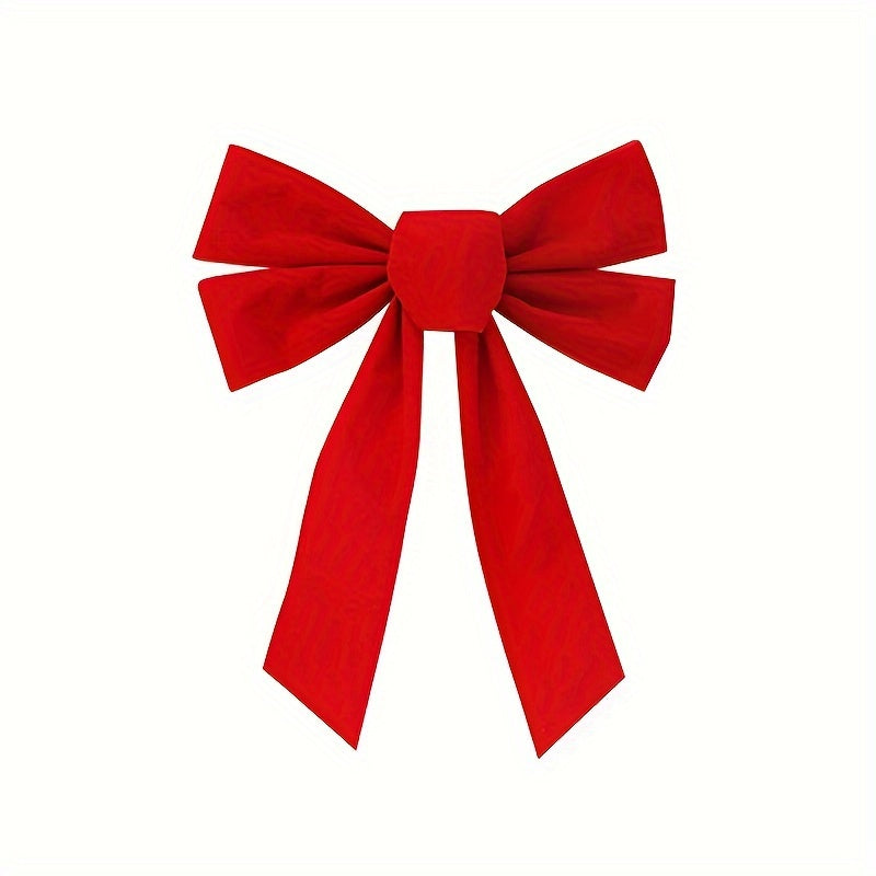 Checkered Christmas Gift Bow for Decoration