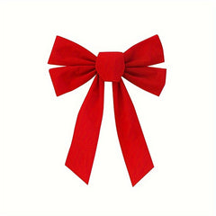 Checkered Christmas Gift Bow for Decoration