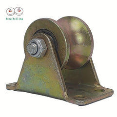 2pcs Sliding Gate Roller U Groove Wheel 45 Steel Material