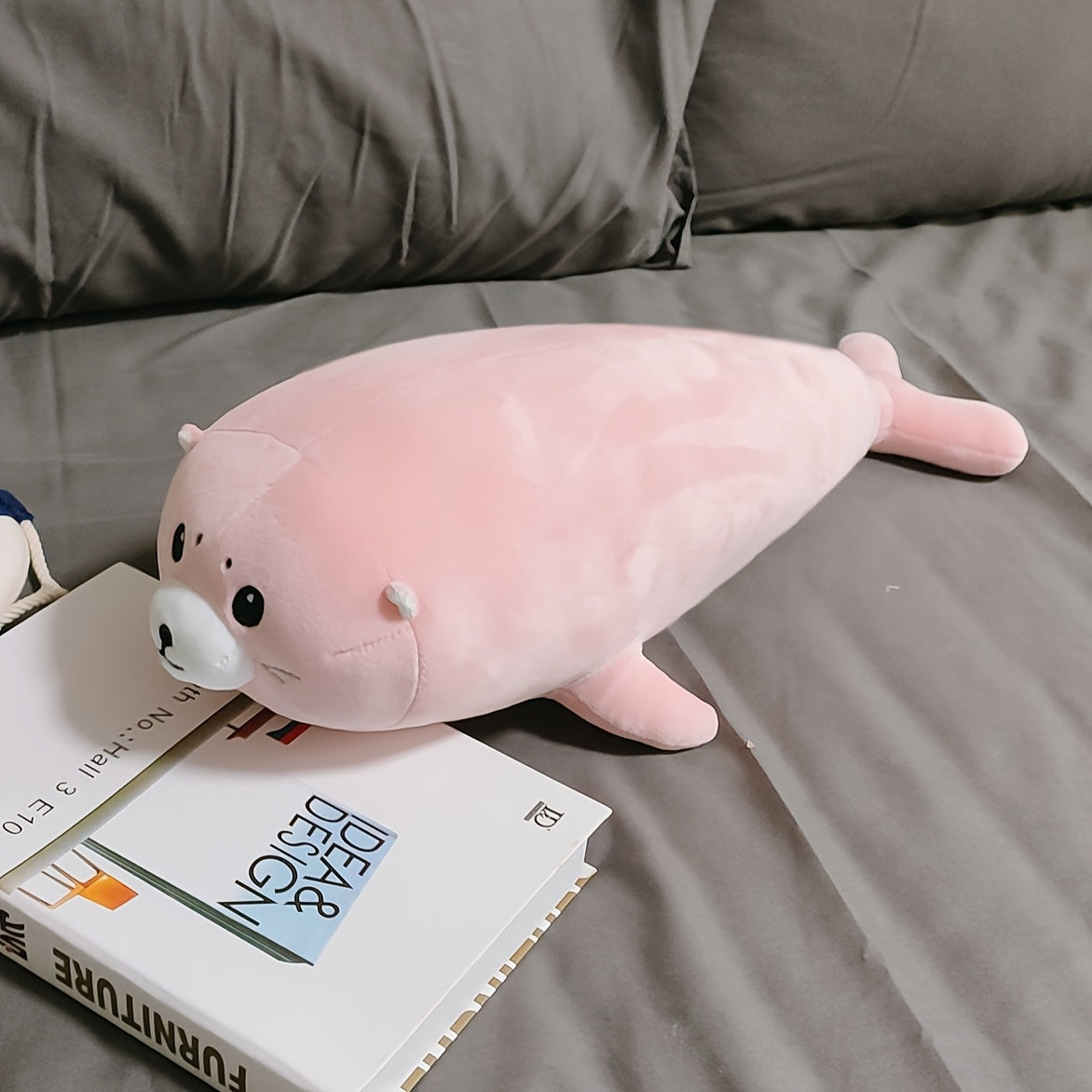 Harbor Seal Plush Toy Soft Stuffed Animal for Nurseries
