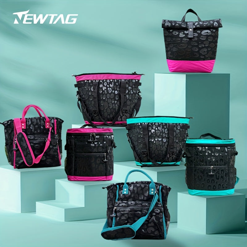 Leopard Print Ice Bag Portable Insulation Bag for Travel Picnic