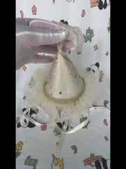 Princess Birthday Hair Accessory with Sequins and Tulle Veil