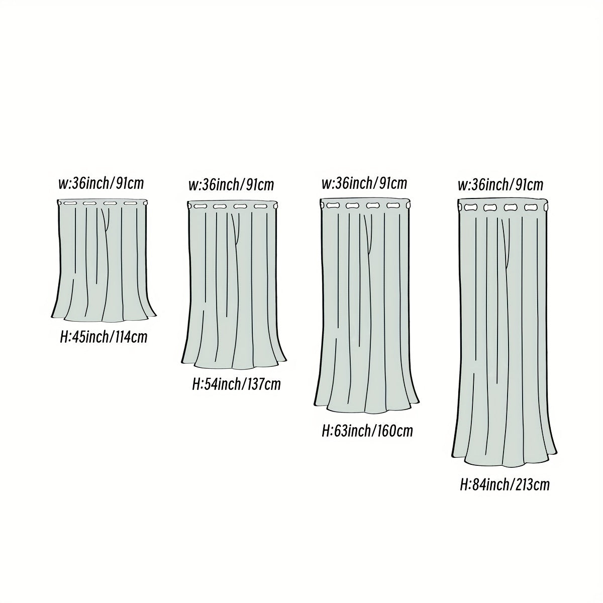 Blackout Curtain Thermal Insulated Noise Reducing Room Darkening