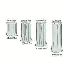 Blackout Curtain Thermal Insulated Noise Reducing Room Darkening
