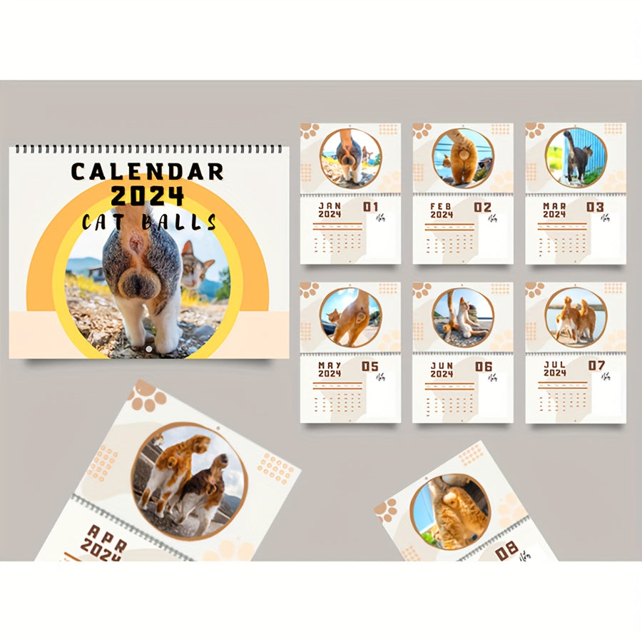 Cat Butt Calendar Funny Cat Calendar Essential For Cat Spoof Cat Egg Egg