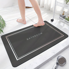 Absorbent Bathroom Floor Mat Quick Drying Non-slip Easy to Clean