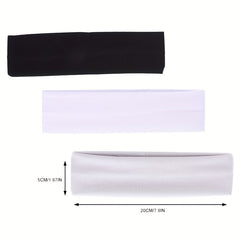 3pcs Yoga Elastic Hair Band Headband Set Hair Accessory