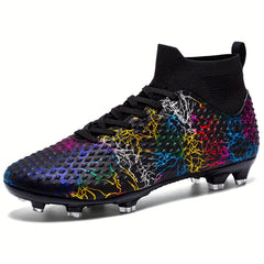 Men's AG Anti Skid Spiked Soccer Shoes for Outdoor & Indoor Games