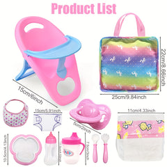 11-Piece Doll Party Game Set for Kids Aged 3+