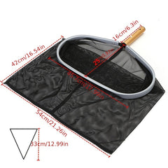Leaf Skimmer Net Swimming Pool Cleaning Tools Aluminum Frame Fishing Leaf Clean