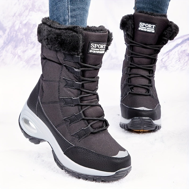 Women's Snow Boots Warm Air Cushion Hiking Shoes