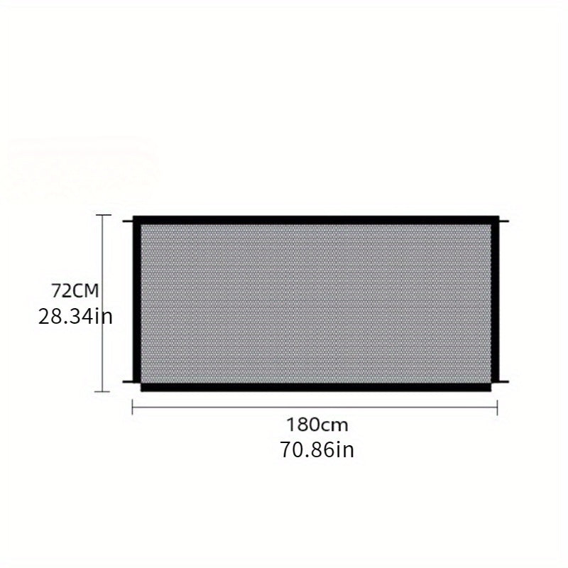Portable Mesh Baby & Pet Gate for Stairs Doorways Indoors Outdoors