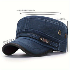 Men's Distressed Cotton Cap Outdoor Sun Hat