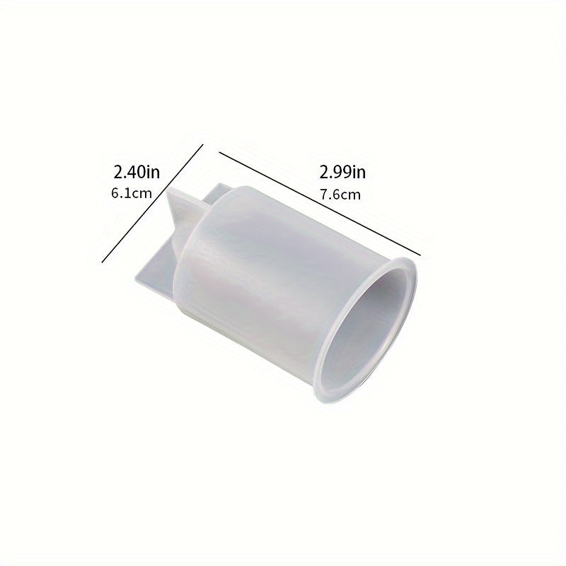 3D Cylindrical Candle Silicone Mold DIY Resin Plaster Candle Making Kit