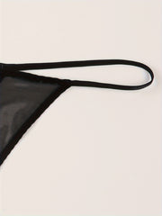 Print Seamless Thongs Low Waist Intimates Panties Women's Lingerie