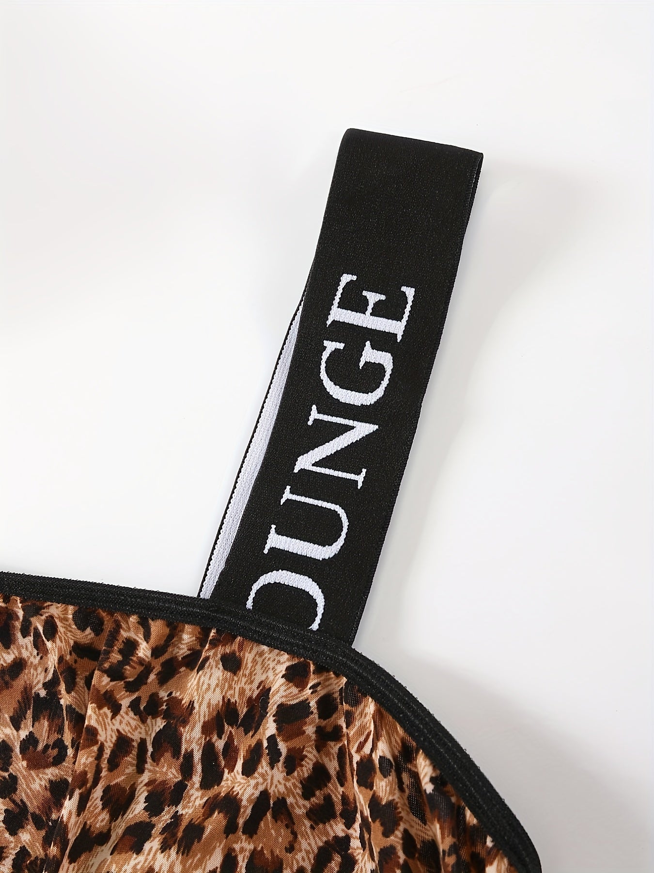  Sexy Bra Women's Plus Leopard Longline Bralette