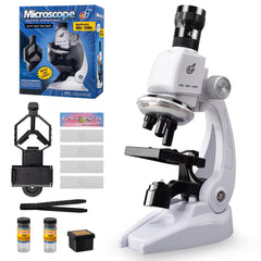 1200x Magnifying Microscope Portable Mini Model Children's Toy