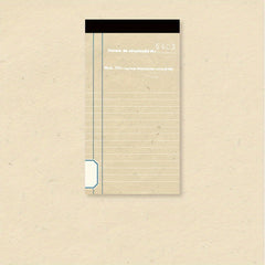 50 Sheets of Writing Paper Notes 2.8x12.4in Retro Journal Diary DIY Stickers