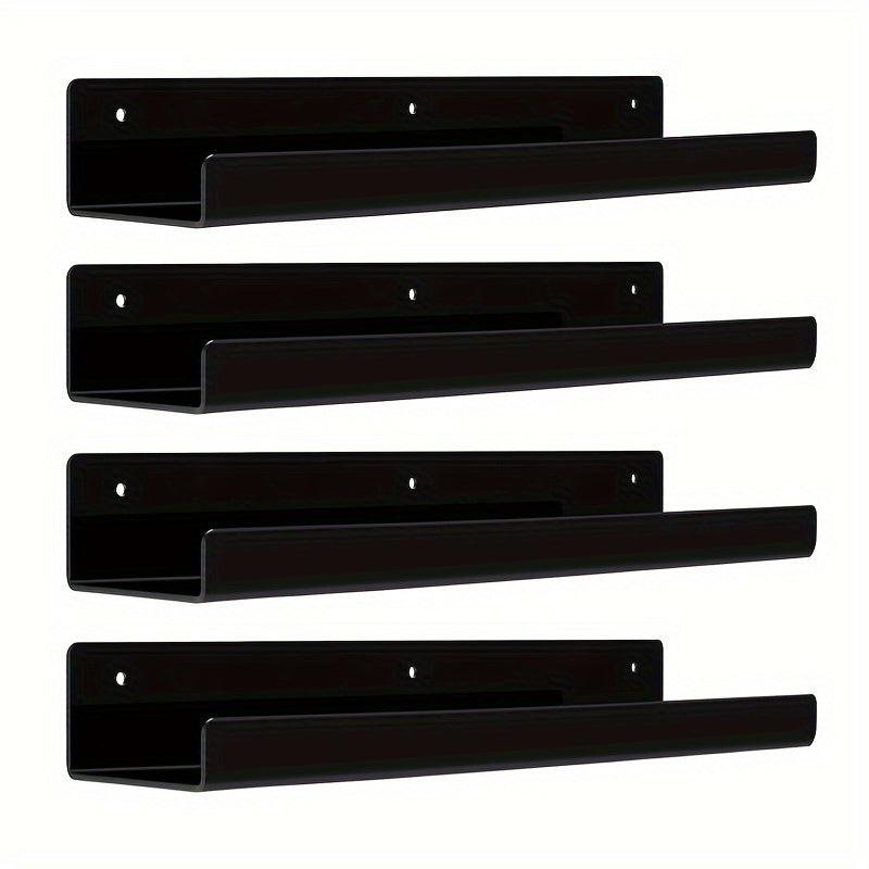 Acrylic Floating Shelves Nursery Toy Storage Rack Wall Hanging Mini Toy Display
