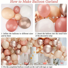 100pcs Wedding Party Balloon Wreath Arch Set