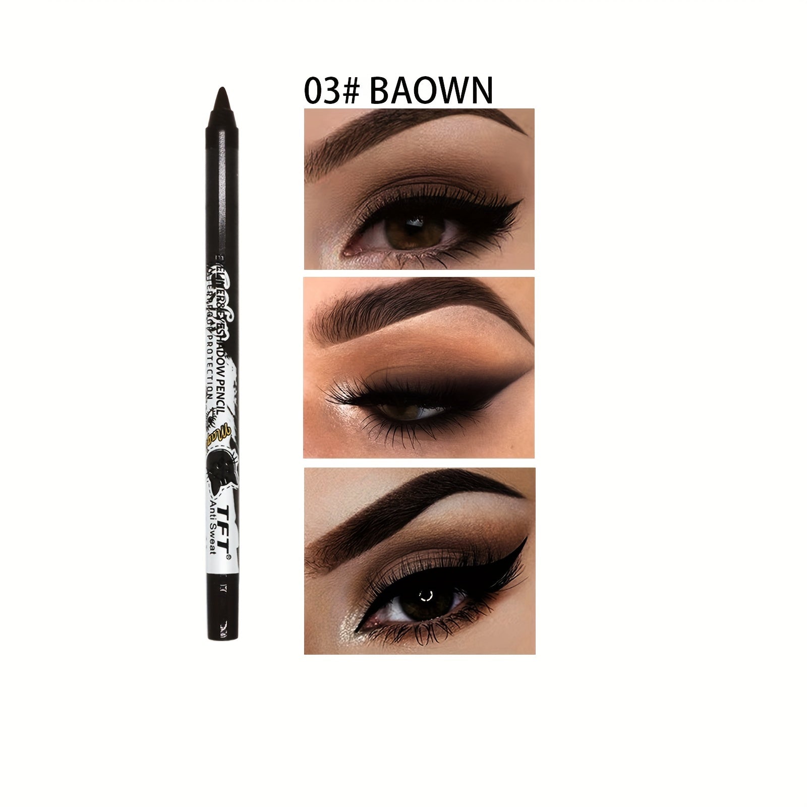 14 Colors Waterproof Eyeliner Pencil Multicolor Dual Use Eye Makeup Pen