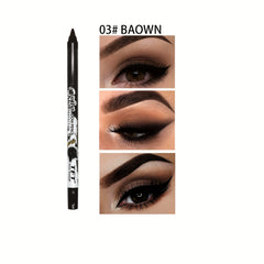 14 Colors Waterproof Eyeliner Pencil Multicolor Dual Use Eye Makeup Pen