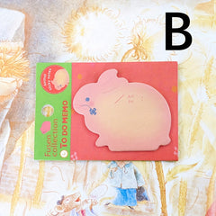 Animal Shape Sticky Notes Tearable Stick On Memo Book 1pc