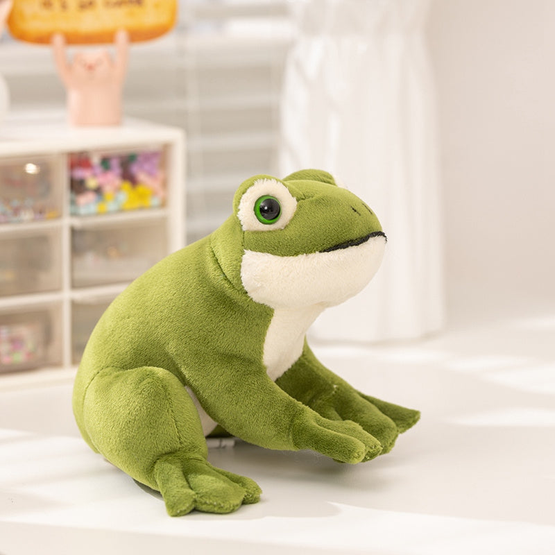 Cute Frog Plush Toy Stuffed Animal Gift for Boys and Girls