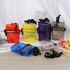 Outdoor Waterproof Storage Box for Keys Money Plastic Case