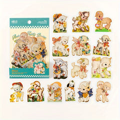 30 Sheets Animal Party Series PET Sticker for Diary Decoration