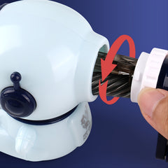 Astronaut Cartoon Pencil Sharpener Hand Crank Manual Sharpener