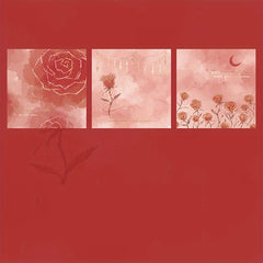 Mist Rose Notes Bronzing Bouquet Journal Diary