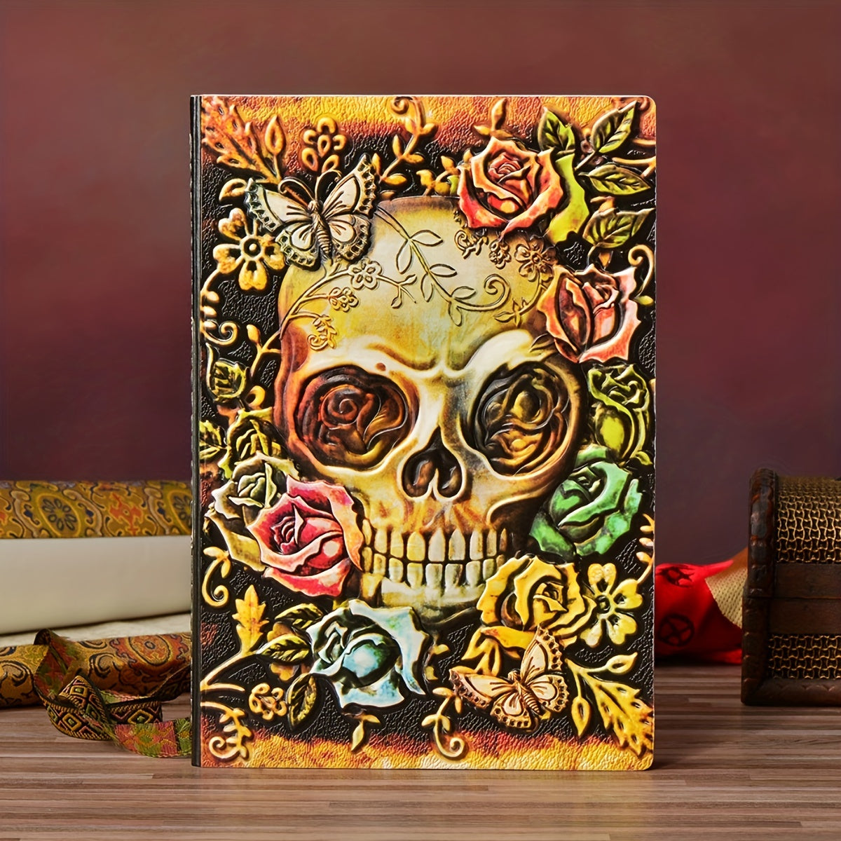 Vintage Halloween Elements Embossed 3D 100 Sheets