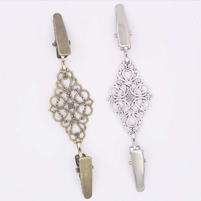 Antiqued Shawl Clip Stylish Clothes Clip Brooch