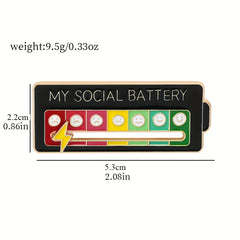 Funny Seven Mood Enamel Pins Brooch Set Wallet Handbag Accessories