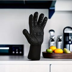 2PCS Silicone Non slip Oven Heat Resistant Gloves