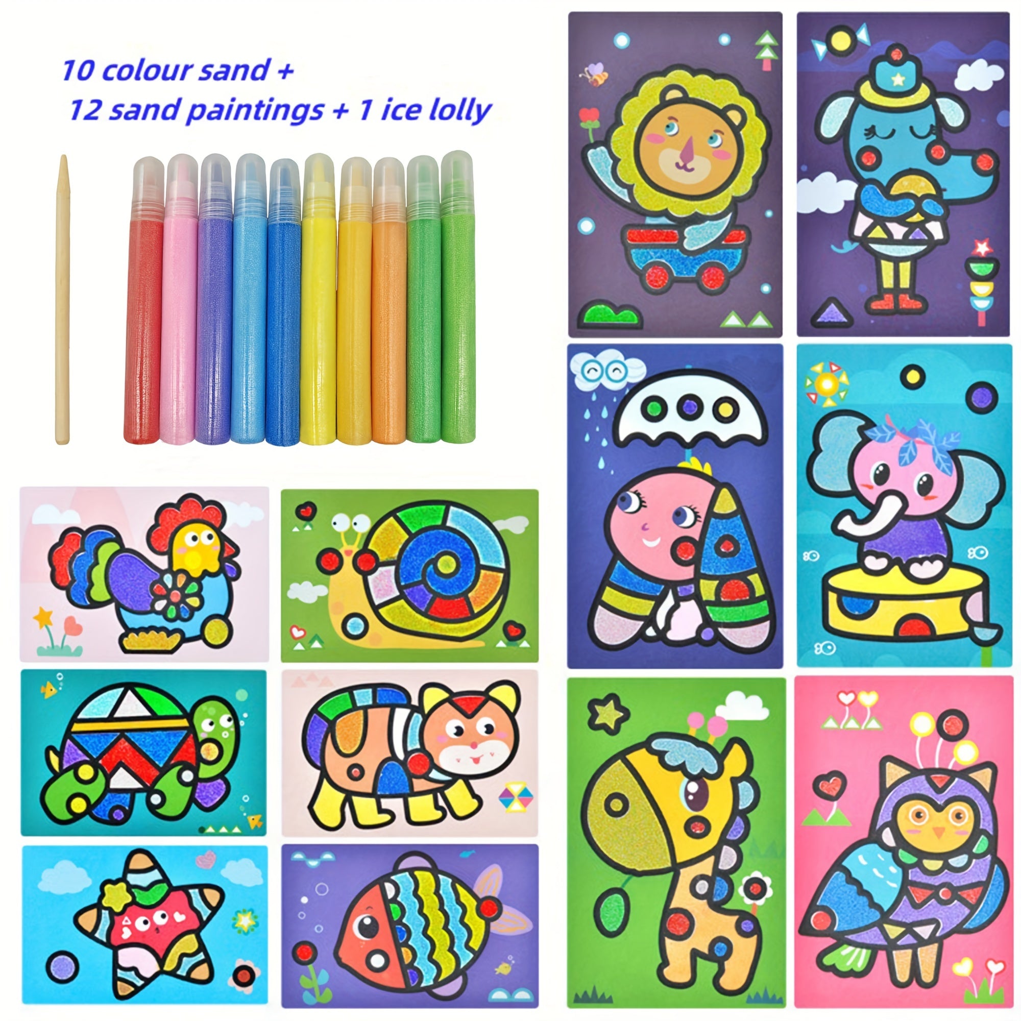 DIY Sand Painting Set for Kids, Parent-child Educational Art Toy