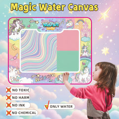 Water Doodle Mat Drawing Toy for Kids Ages 3-8