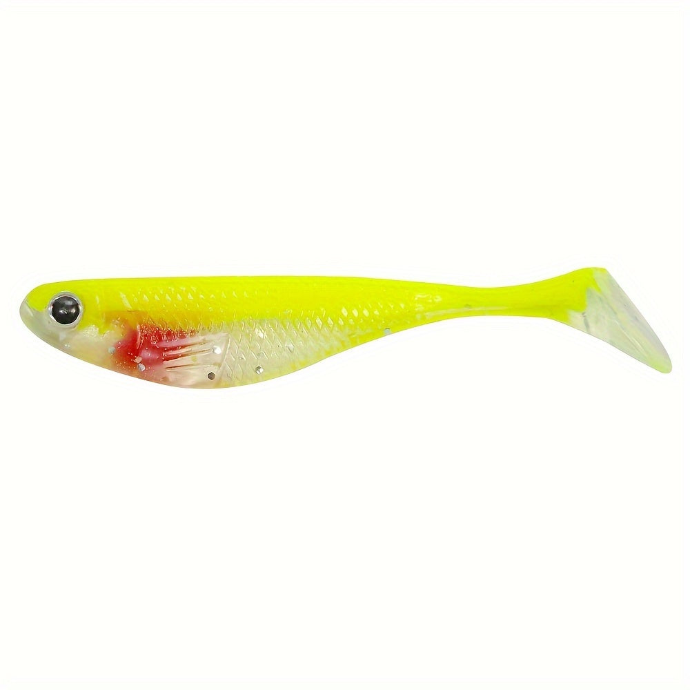 B&U 3pcs 8 Soft Plastic Swimbait Fishing Lure For Bass Trout Crappie