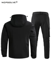 Men's Outdoor Tracksuit Hooded Windproof Hoodie
